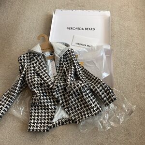 Veronica Beard MILLER HOUNDSTOOTH JKT & DICKEY